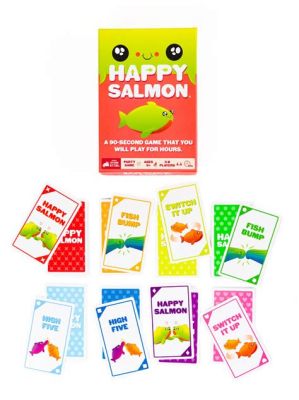 ¡Hazte Con La Salsa Del Éxito Con Happy Salmon! Un Juego De Cartas Frenético Y Divertido Para Todas Las Edades!